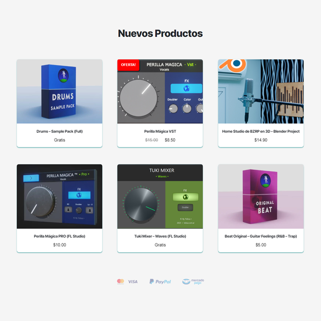 Página Web Tienda Online